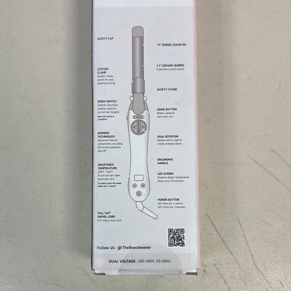 Beachwaver S.75 Ceramic Rotating Curling Iron - Picture 5 of 8